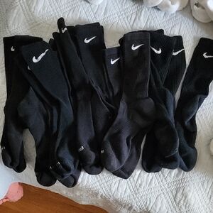 Nike Men's Black Athletic Crew Socks